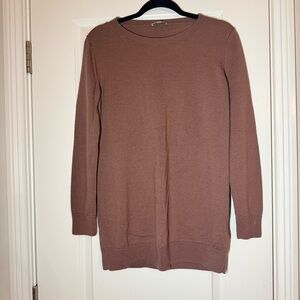 COS Women's Taupe Crew Neck Sweater